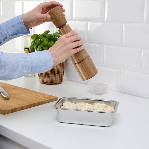 Ikea IKEA 365+ - Food container, rectangular/stainless steel, 1.0 l