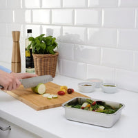 IKEA 365+ - Food container, rectangular/stainless steel, 1.0 l - best price from Maltashopper.com 10497801