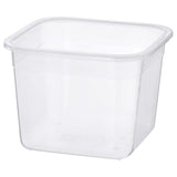 IKEA 365+ food container, square/plastic, 1.4 l
