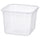 IKEA 365+ - IKEA 365+ Food container, square/plastic, 1.4 l