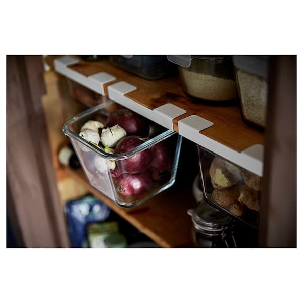 Ikea IKEA 365+ - Food container, square/glass, 1.2 l