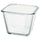 IKEA 365+ - IKEA 365+ Food container, square/glass, 1.2 l