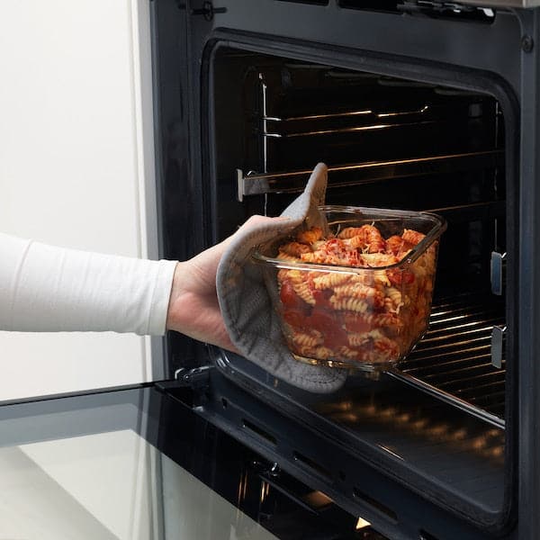 IKEA 365+ - Food container, square/glass, 1.2 l - best price from Maltashopper.com 40359209