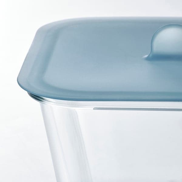 Ikea IKEA 365+ - Food container, square/glass, 1.2 l