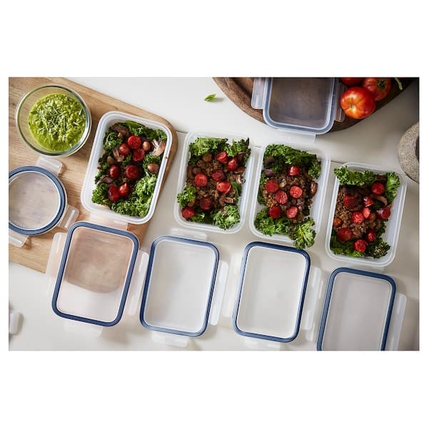 Ikea IKEA 365+ - Food container, rectangular/plastic, 1.0 l