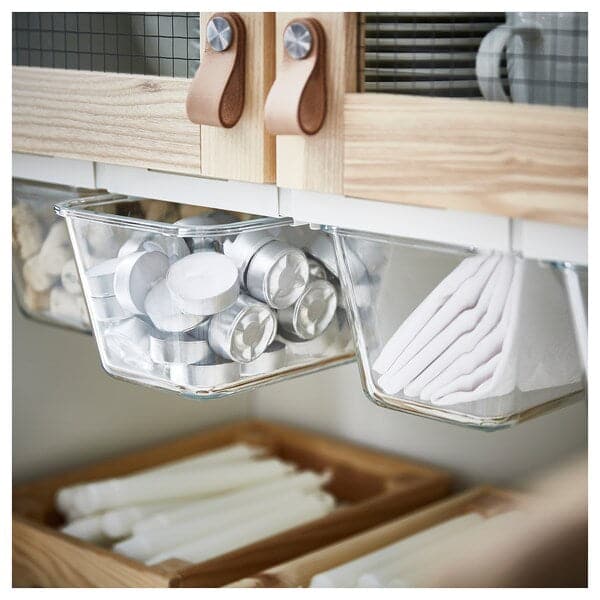 Ikea IKEA 365+ - Food container, rectangular/glass, 1.8 l