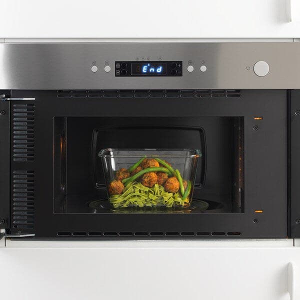 IKEA 365+ - Food container, rectangular/glass, 1.8 l - best price from Maltashopper.com 70359203