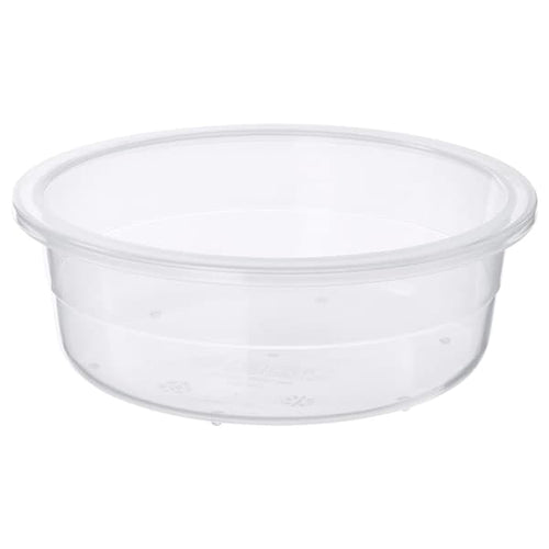 IKEA 365+ - Food container, round/plastic, 450 ml
