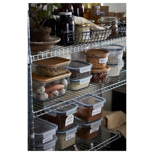 Ikea IKEA 365+ - Food container, round/glass, 600 ml