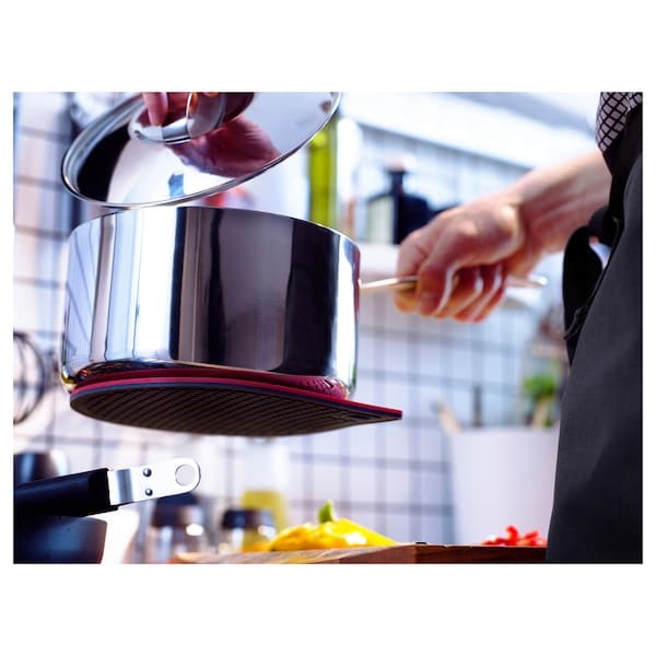 Ikea IKEA 365+ GUNSTIG - Pot stand, magnetic, red/dark grey