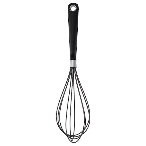 IKEA 365+ HJÄLTE - Balloon whisk, stainless steel/black