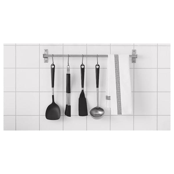 IKEA 365+ HJÄLTE - Soup ladle, stainless steel/black - best price from Maltashopper.com 70149465