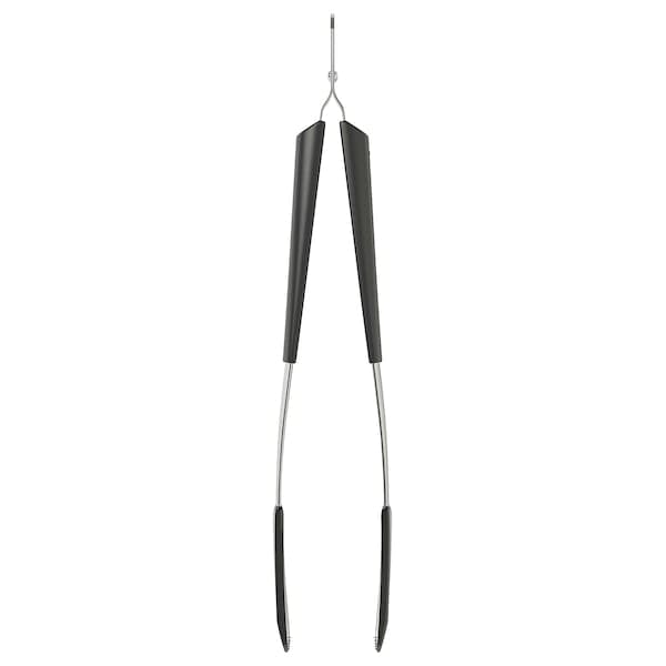 IKEA 365+ HJÄLTE - Cooking tweezers, stainless steel/black - best price from Maltashopper.com 80149460