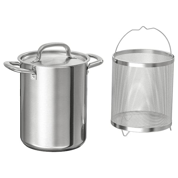 IKEA 365+ - Pot with insert, stainless steel, 5.0 l - best price from Maltashopper.com 40484294