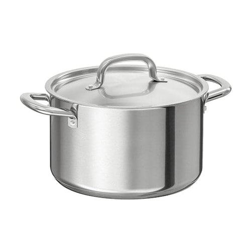 IKEA 365+ - Pot with lid, stainless steel, 5.0 l