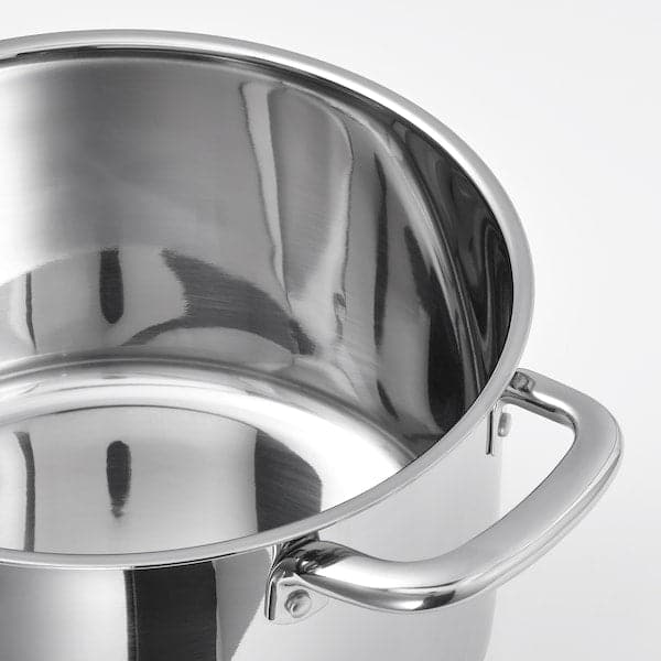 IKEA 365+ - Pot with lid, stainless steel, 5.0 l - best price from Maltashopper.com 60484250