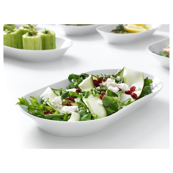 Ikea IKEA 365+ - Serving plate, white, 31x17 cm