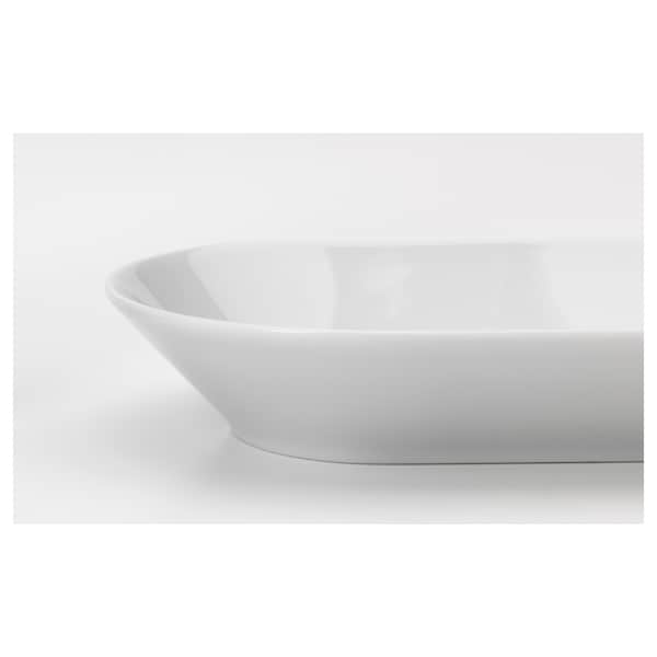Ikea 365+ Serving plate - white 19x10 cm , 19x10 cm
