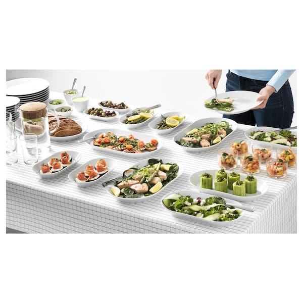 365+ Serving plate - white 19x10 cm , 19x10 cm - best price from Maltashopper.com 90282948