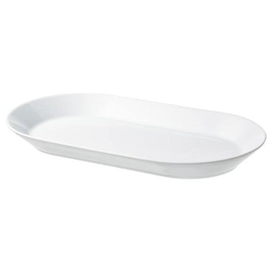 Ikea IKEA 365+ - Serving plate, white, 38x22 cm