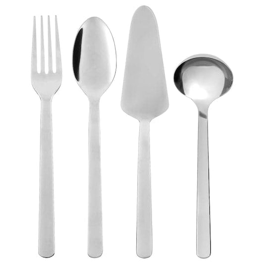 Ikea IKEA 365+ - 4-piece serving set, stainless steel