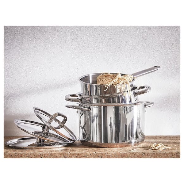 Ikea IKEA 365+ - Cookware set of 6, stainless steel