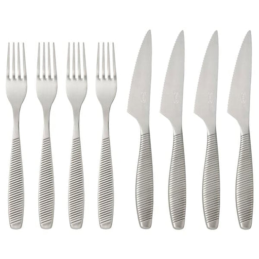 IKEA 365+ - 8-piece steak cutlery set, stainless steel - best price from Maltashopper.com 10540625
