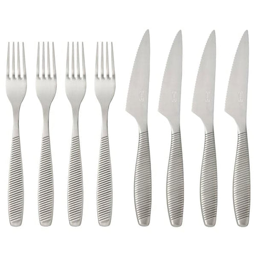 IKEA 365+ - 8-piece steak cutlery set, stainless steel