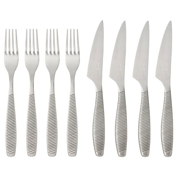 IKEA 365+ - 8-piece steak cutlery set, stainless steel