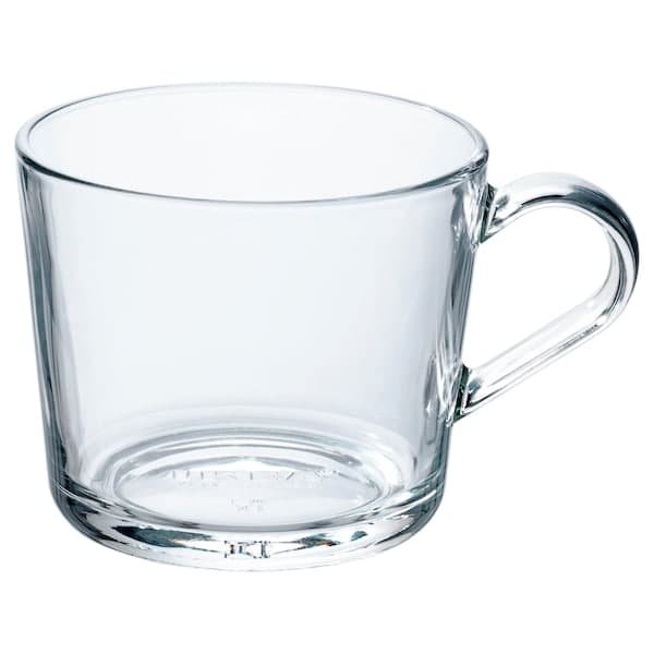 IKEA 365+ - Mug, clear glass, 24 cl - best price from Maltashopper.com 10279723
