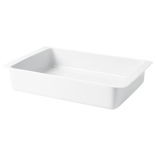 IKEA 365+ - Oven dish, white, 38x26 cm