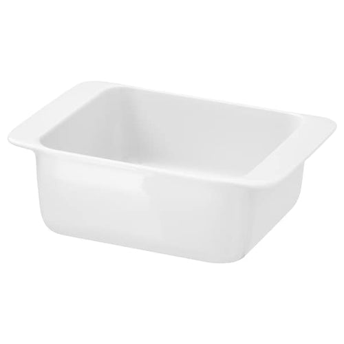 IKEA 365+ - Oven dish, white, 18x13 cm