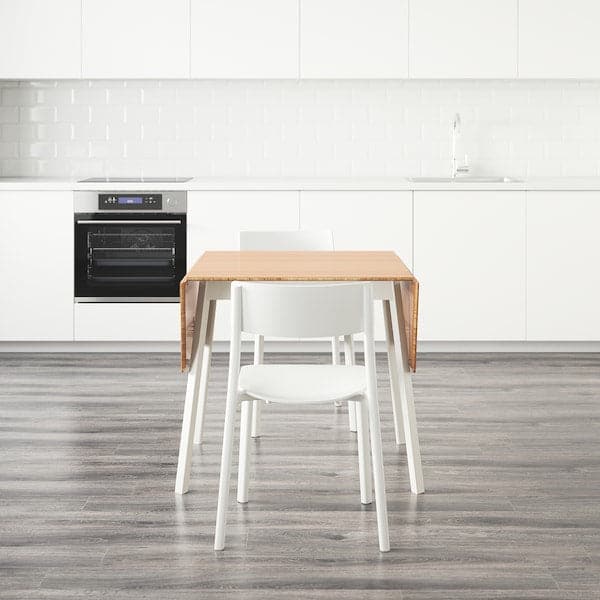 IKEA PS 2012 / JANINGE - Table and 4 chairs, bamboo/white