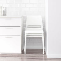 IKEA PS 2012 / TEODORES - Table and 2 chairs, bamboo white/white - best price from Maltashopper.com 89221475
