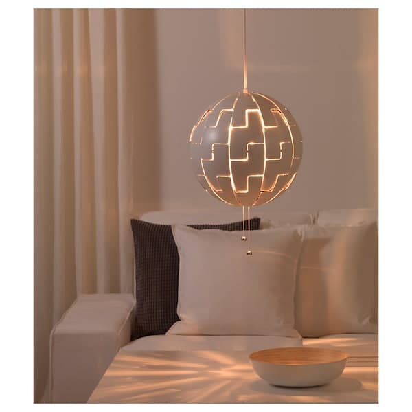 IKEA PS 2014 - Pendant lamp, white/silver-colour, 35 cm - best price from Maltashopper.com 90311494