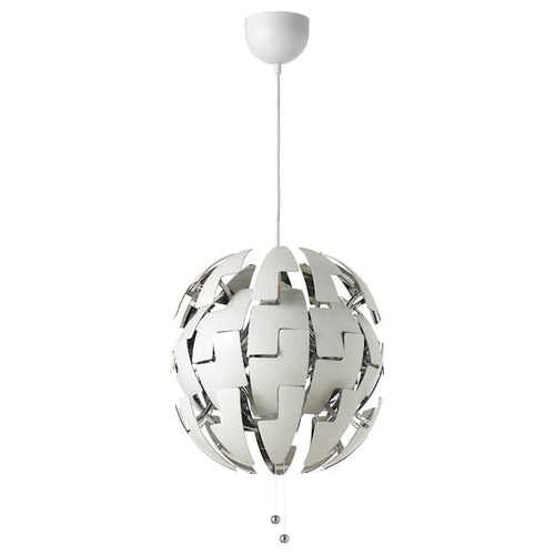 IKEA PS 2014 - Pendant lamp, white/silver-colour, 35 cm