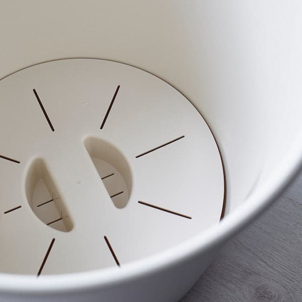 IKEA PS FEJÖ - Self-watering plant pot, white, 32 cm - best price from Maltashopper.com 20039394