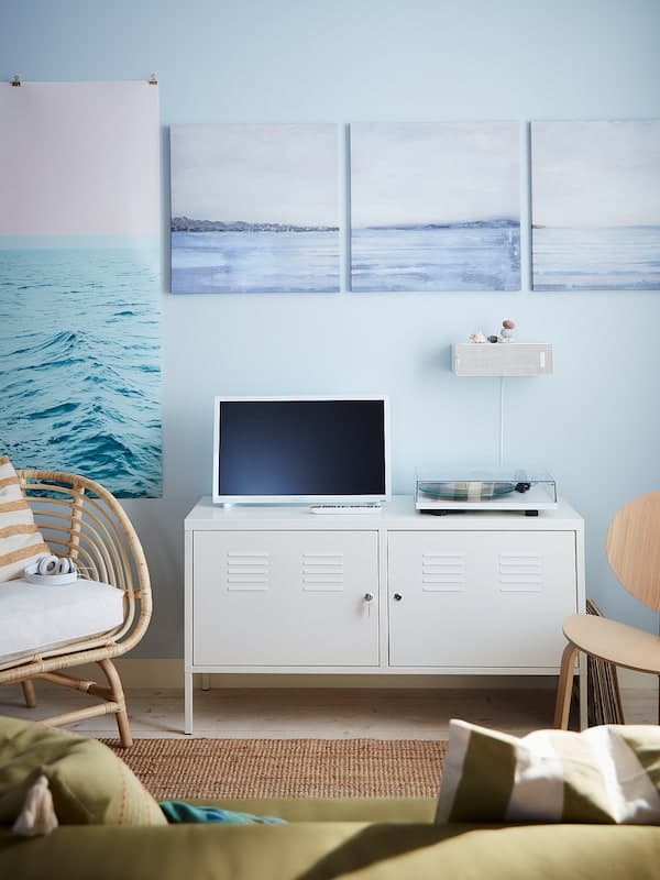 Ikea IKEA PS - Cabinet, white, 119x63 cm