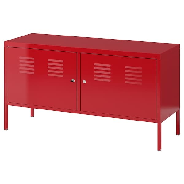 IKEA PS - Cabinet, red, 119x63 cm - best price from Maltashopper.com 80100190