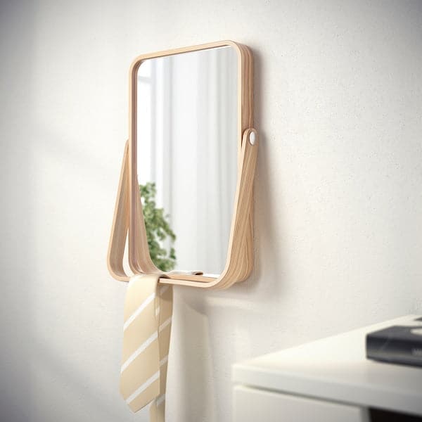 IKORNNES - Table mirror, ash, 27x40 cm - best price from Maltashopper.com 00306920