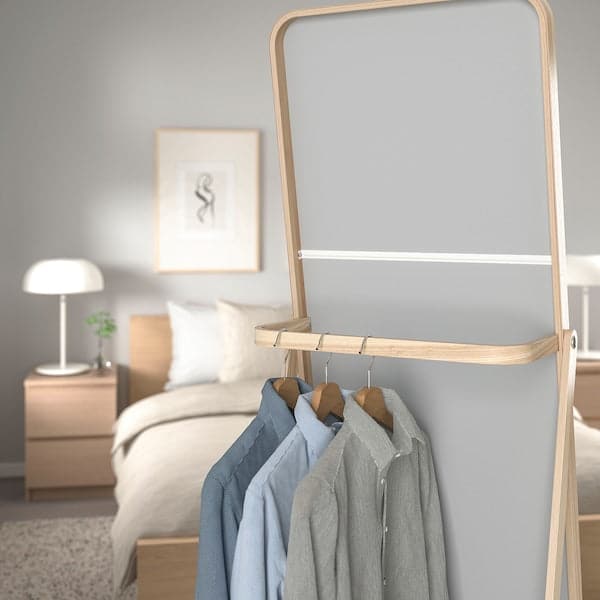 IKORNNES - Standing mirror, ash, 52x167 cm - best price from Maltashopper.com 30298396