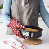 INAMARIA - Oven glove, patterned/red - best price from Maltashopper.com 50493090