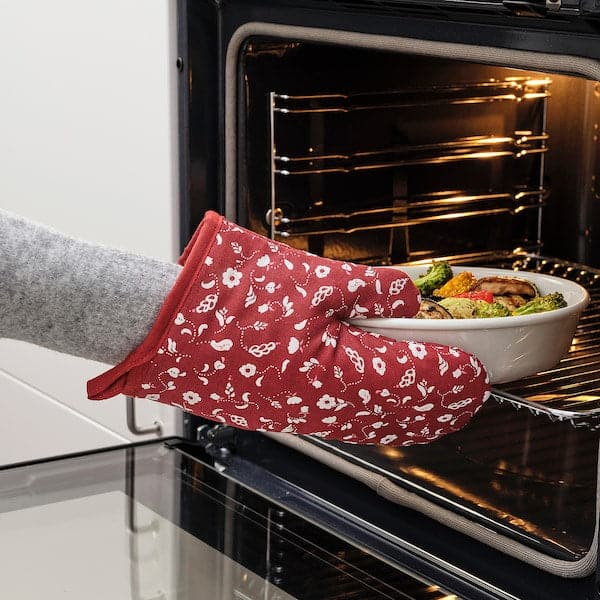 INAMARIA - Oven glove, patterned/red