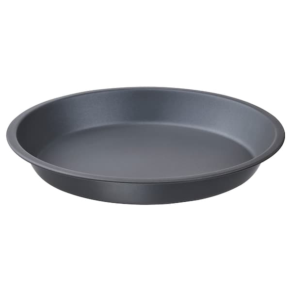 INBAKAD - Pie dish, dark grey, 22 cm