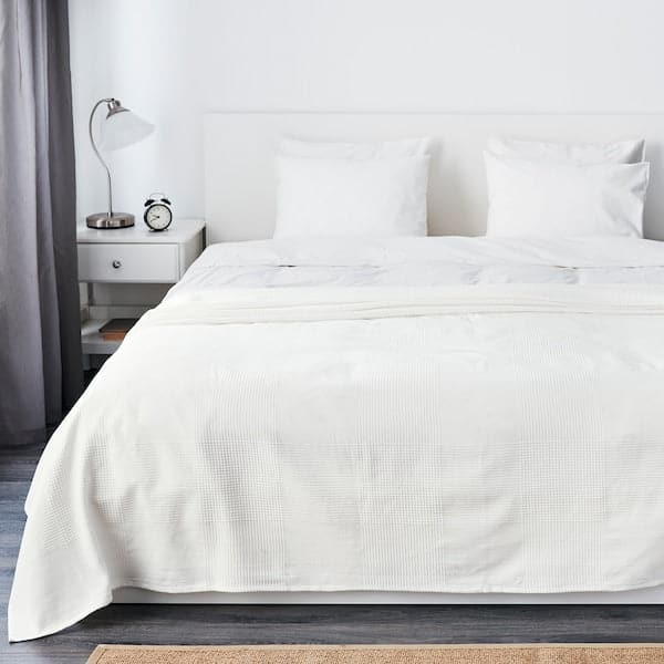 INDIRA - Bedspread, white, 230x250 cm - best price from Maltashopper.com 30396245