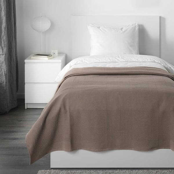 INDIRA Bedspread - light brown 150x250 cm , 150x250 cm - best price from Maltashopper.com 80389073