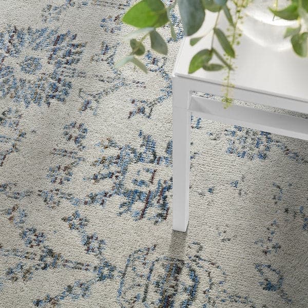 INDO AGRA ORCHARD Carpet, long hair - grey/floral pattern 170x240 cm , 170x240 cm - best price from Maltashopper.com 70506020