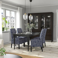 INGATORP / BERGMUND - Table and 4 chairs , 155/215 cm - best price from Maltashopper.com 89408270
