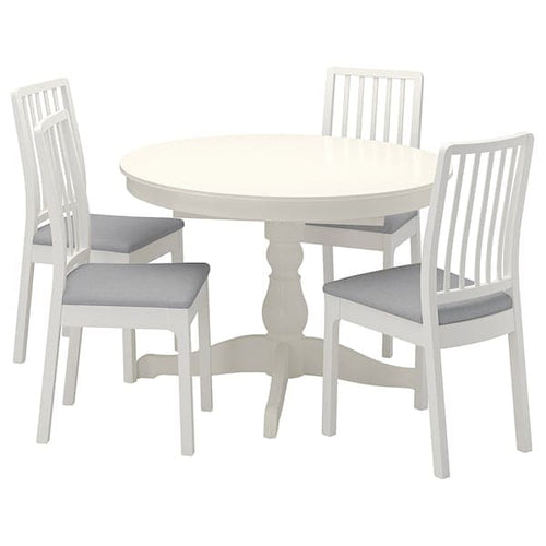 INGATORP / EKEDALEN - Table and 4 chairs , 110/155 cm