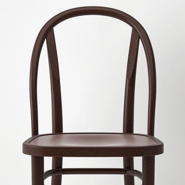 Ikea INGATORP / SKOGSBO - Table and 4 chairs, white white/dark brown, 110/155 cm